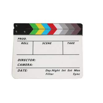 Citi studijas aksesuāri - Bresser BR-VC1 filmēšanas plāksne clapper board - perc šodien veikalā un ar piegādi