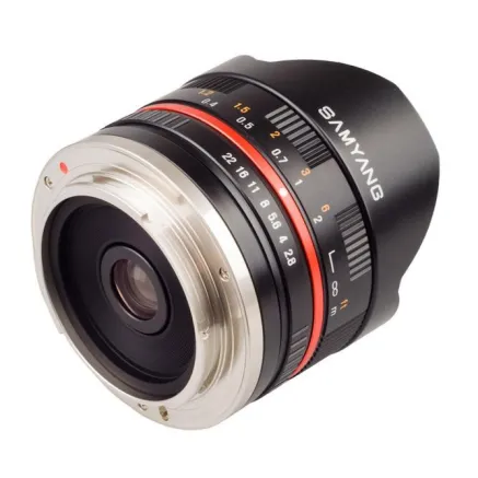 SAMYANG 8MM F/2,8 UMC FISH-EYE II CANON M (SILVER)