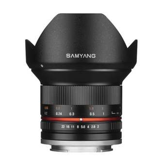 Lenses - SAMYANG 12MM F/2,0 NCS CS MFT (BLACK) - quick order from manufacturer