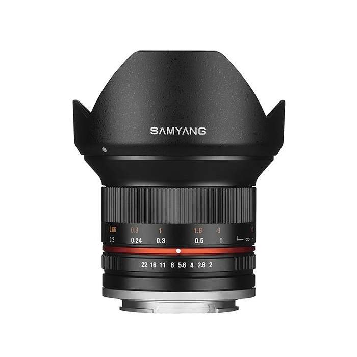 Объективы - Samyang 12 mm f / 2.0 lens - Micro 4/3, silver - быстрый заказ от производителя