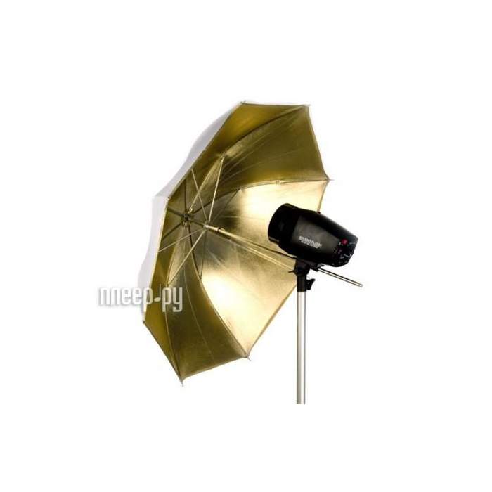 Foto lietussargi - Falcon Eyes Umbrella UR-48G Gold 122 cm - ātri pasūtīt no ražotāja