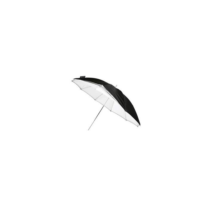 Aksesuāri - Bowens BW-4036 lietussargs 90cm sudrabs-balts umbrella noma
