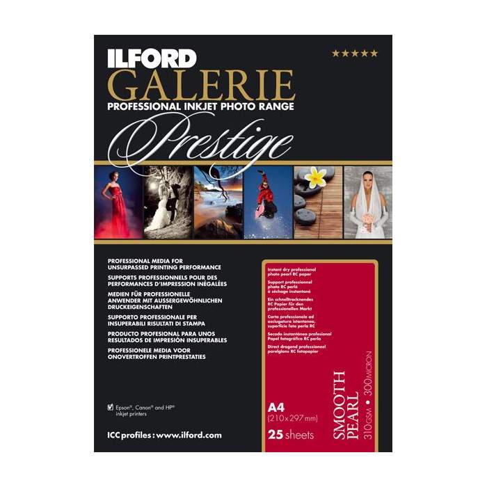 Photo paper for printing - ILFORD GALERIE SMOOTH PEARL 310G A4 100 SHEETS 2001747 - quick order from manufacturer