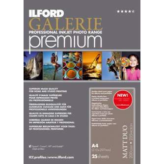 Photo paper for printing - ILFORD GALERIE PREMIUM MATT DUO 200G A3+ 50 SHEETS 2003186 - quick order from manufacturer