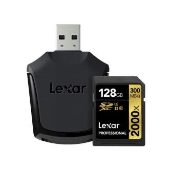 Больше не производится - LEXAR PRO 2000X SDHC/SDXC UHS-II U3(V90) R300/W260 128GB