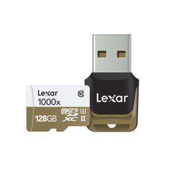 Vairs neražo - LEXAR PRO 1000X MICROSDHC/SDXC (V60) R150/W90 64GB