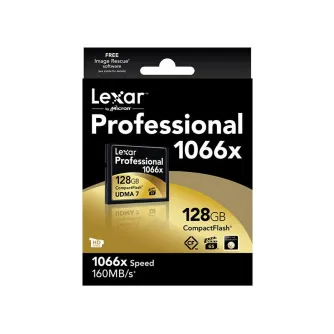 Discontinued - LEXAR PRO CF 1066X UDMA 7 (VPG-65) R160 128GB