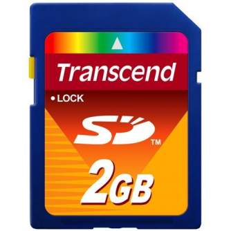 Atmiņas kartes - TRANSCEND SD 45X 2GB - ātri pasūtīt no ražotāja