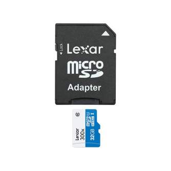 Больше не производится - LEXAR 300X MICROSDHC/MICROSDXC WITH ADAPTER 64GB