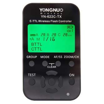Radio palaidēji - Yongnuo YN-622C-TX Canon TTL LCD zipsuldzes raidītāis - ātri pasūtīt no ražotāja