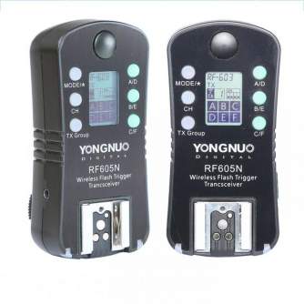 Больше не производится - A set of two Yongnuo YN605N flash triggers for Nikon
