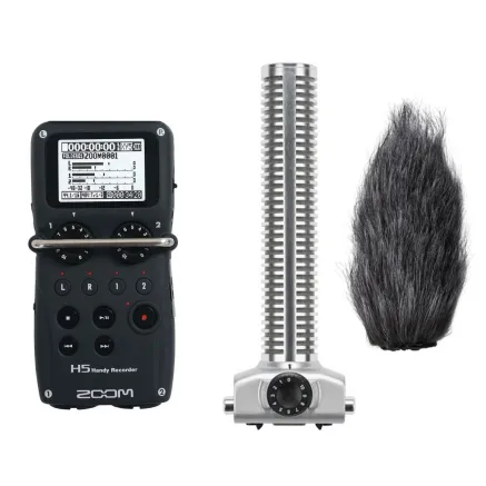Zoom H5 Handy Recorder with shotgun microphone capsule rent