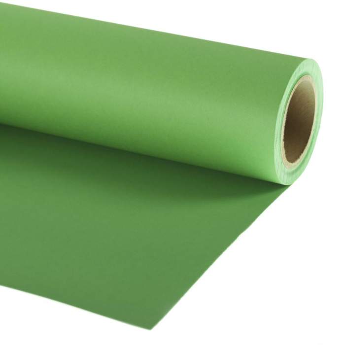 Backgrounds - Manfrotto background paper 2.7511m, Chromakey green (9073) LL LP9073 - buy today in store and with delivery