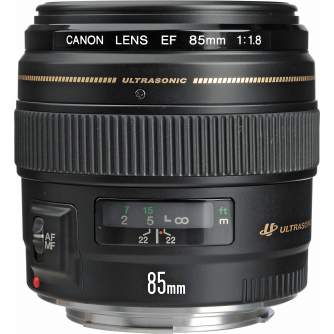 Объективы - Canon EF 85mm f/1.8 USM - купить сегодня в магазине и с доставкой