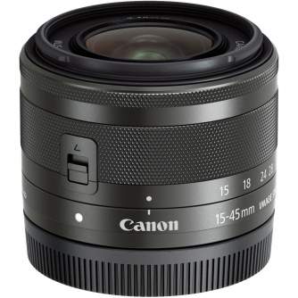Объективы - Canon LENS EF-M 15-45mm f/3.5-6.3 IS STM BK - купить сегодня в магазине и с доставкой
