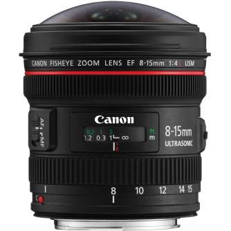 Объективы - Canon LENS EF 8-15MM F4L USM FISHEYE - быстрый заказ от производителя