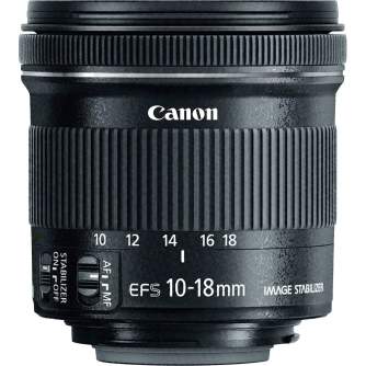 Объективы - Canon EF-S 10-18mm f/4.5-5.6 IS STM - быстрый заказ от производителя