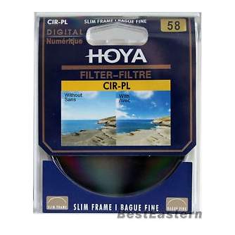 Vairs neražo - Hoya CIR-PL Slim 58mm filtrs CPL