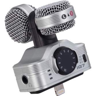 Microphones - Zoom iQ7 MS Stereo Microphone for iPhone and iPad - quick order from manufacturer