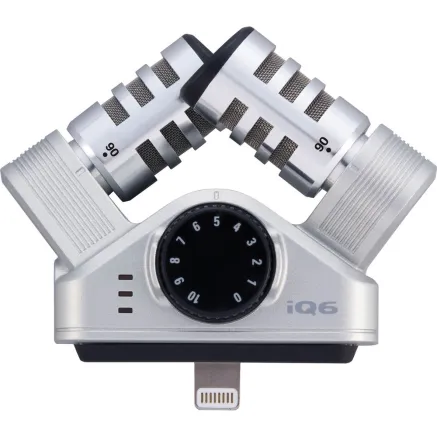 Zoom iQ6 XY Stereo Microphone for Lightning iPhone and iPad