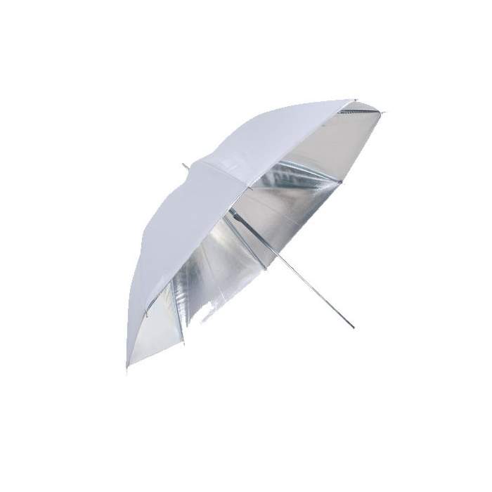 Umbrellas - Linkstar Umbrella PUK-84SW Silver/White 100 cm (reversible) - quick order from manufacturer