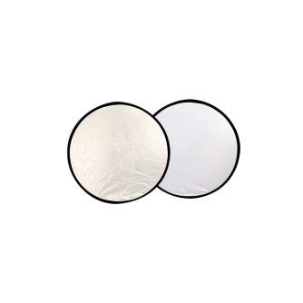 Foldable Reflectors - ExpoImaging 32in 2-in-1 Reflector - Super Soft Silver / Natural White - quick order from manufacturer