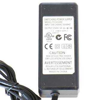 LED lamp AC Adapters - Falcon Eyes Power Supply SP-AC15-5A 1 Pin - quick order from manufacturer