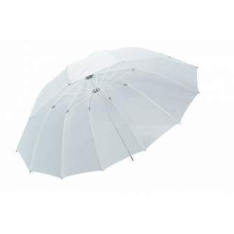 Umbrellas - Falcon Eyes Jumbo Umbrella UR-T86T Translucent White 216 cm - quick order from manufacturer