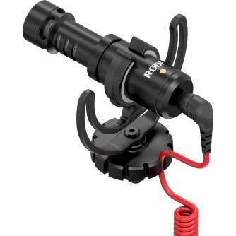 Mikrofoni - Rode VideoMicro Compact Cardioid Light-weight On-Camera Microphone with rycote lyre - perc šodien veikalā un ar piegādi