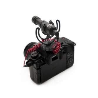 Videokameru mikrofoni - Rode VideoMicro Compact Cardioid Light-weight On-Camera Microphone with rycote - купить сегодня в магаз