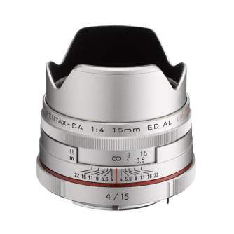 Lenses - Ricoh/Pentax Pentax HD DA 15mm f/4.0 ED AL Lim. Pentax HD DA 15mm f/4.0 ED AL Limited Black - quick order from manufacturer