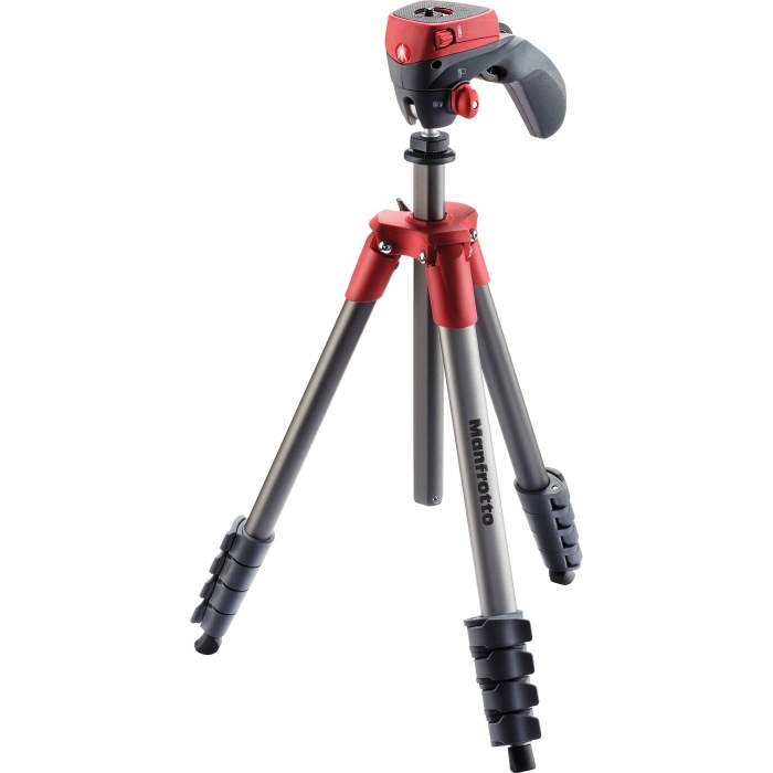 Photo Tripods - Manfrotto tripod MKCOMPACTACN-RD, red - quick order from manufacturer