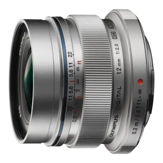 Mirrorless Lenses - Olympus M.ZUIKO DIGITAL ED 12mm 1:2.0 / EW-M1220 silver - quick order from manufacturer