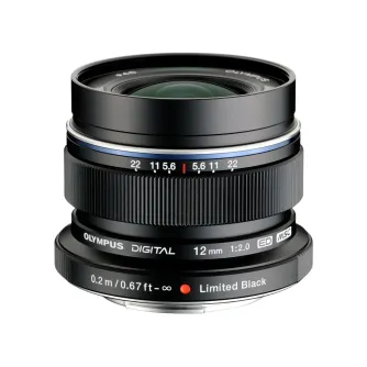 Mirrorless Lenses - Olympus M.ZUIKO DIGITAL ED 12mm 1:2.0 / EW-M1220 black - quick order from manufacturer