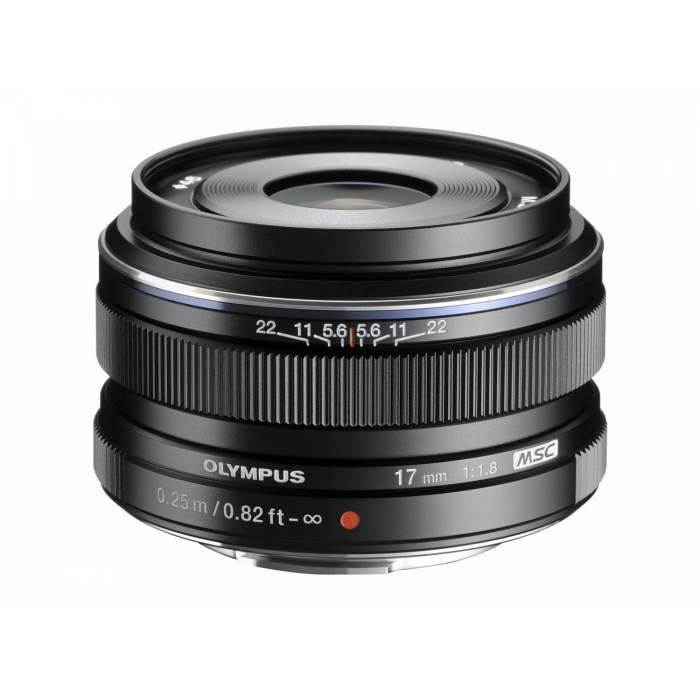 Lenses - Olympus M.ZUIKO DIGITAL 17mm 1:1.8 / EW-M1718 black - quick order from manufacturer