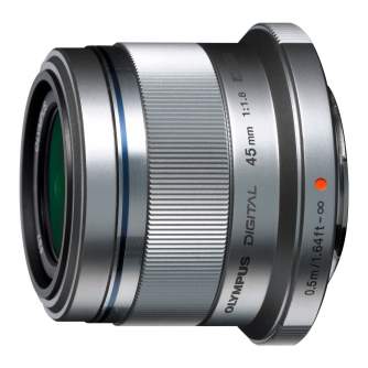 Lenses - Olympus M.ZUIKO DIGITAL 45mm 1:1.8 / ET-M4518 silver - quick order from manufacturer