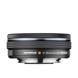 Lenses - Olympus M.ZUIKO DIGITAL ED 14-42mm 1:3.5-5.6 EZ (pancake zoom) / EZ-M1442EZ black - buy today in store and with delivery
