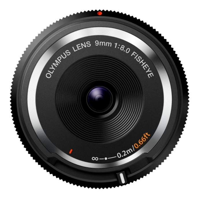 Объективы - Olympus Body Cap Lens 9mm 1:8.0 fisheye / BCL-0980 black - быстрый заказ от производителя