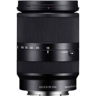 Lenses - Sony E 18-200mm f/3.5-6.3 OSS, silver SEL18200.AE - quick order from manufacturer