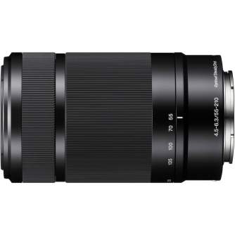 Objektīvi bezspoguļa kamerām - Sony E 55-210mm f/4.5-6.3 OSS E-Mount Lens (Black) SEL552 - ātri pasūtīt no ražotāja