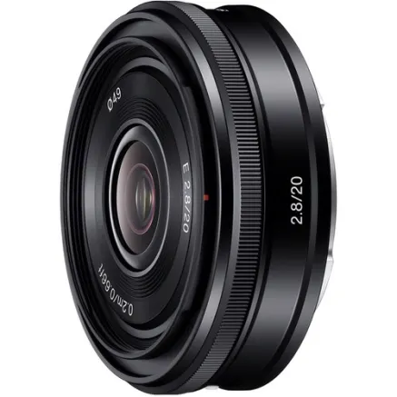 Sony E 20mm F2.8 (Black) | (SEL20F28)