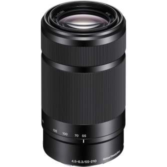 Объективы - Sony E 55-210mm f/4.5-6.3 OSS E-Mount Lens (Black) SEL552 - быстрый заказ от производителя