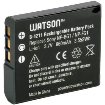 Camera Batteries - Sony Watson NP-FG1 / NP-BG1 Lithium-Ion Battery Pack B-4211 - quick order from manufacturer