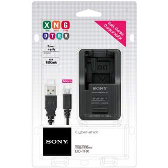Kameras bateriju lādētāji - Sony BCTRX Battery Charger BCTRX - ātri pasūtīt no ražotāja