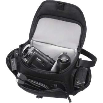 Plecu somas - Sony LCS-U21 Soft Carrying Case Bag (Black) - ātri pasūtīt no ražotāja
