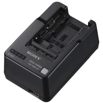 Kameras bateriju lādētāji - Sony BC-QM1 InfoLithium Battery Charger BC-QM1 - ātri pasūtīt no ražotāja