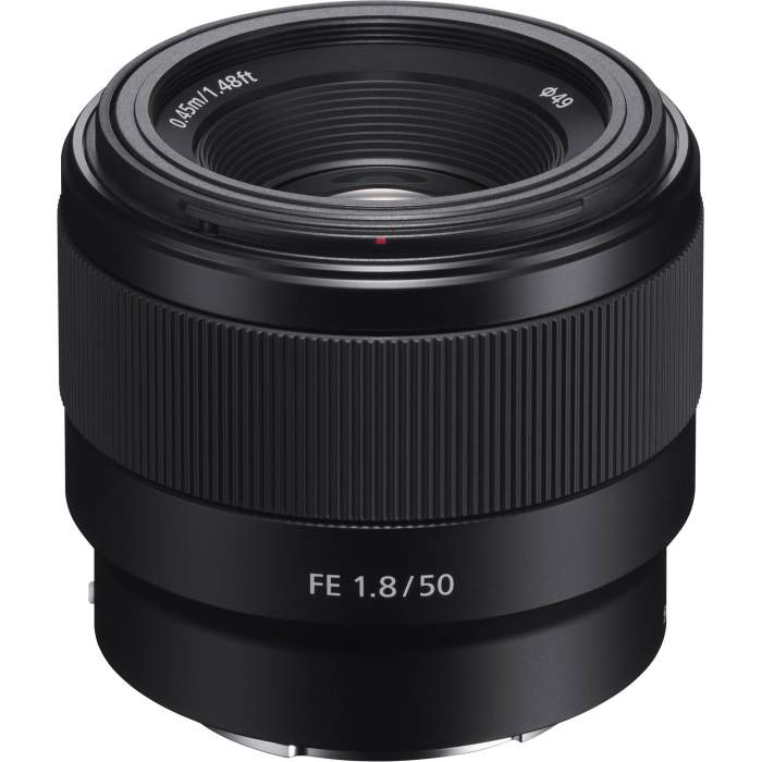 Объективы - Sony FE 50mm F1.8 (Black) | (SEL50F18F) - быстрый заказ от производителя