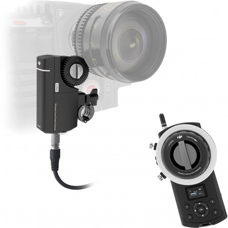 DJI Focus follow focusing lens system with a remote controller