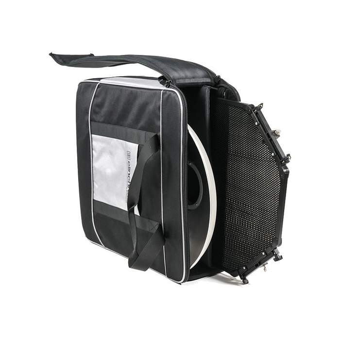 Barndoors Snoots & Grids - Elinchrom Reflektor Mini Soft 44 cm 80° Vit inkl Grid och Case - quick order from manufacturer