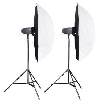 Studio flash kits - walimex pro Newcomer Set Classic 1,5/1,5 2DS - quick order from manufacturer